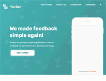 Tablet Screenshot of feedber.com